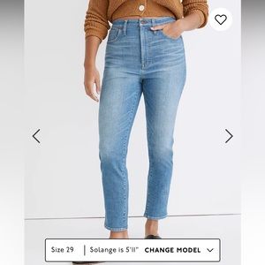 Madewell Curvy Stovepipe Jeans ✨NWT✨